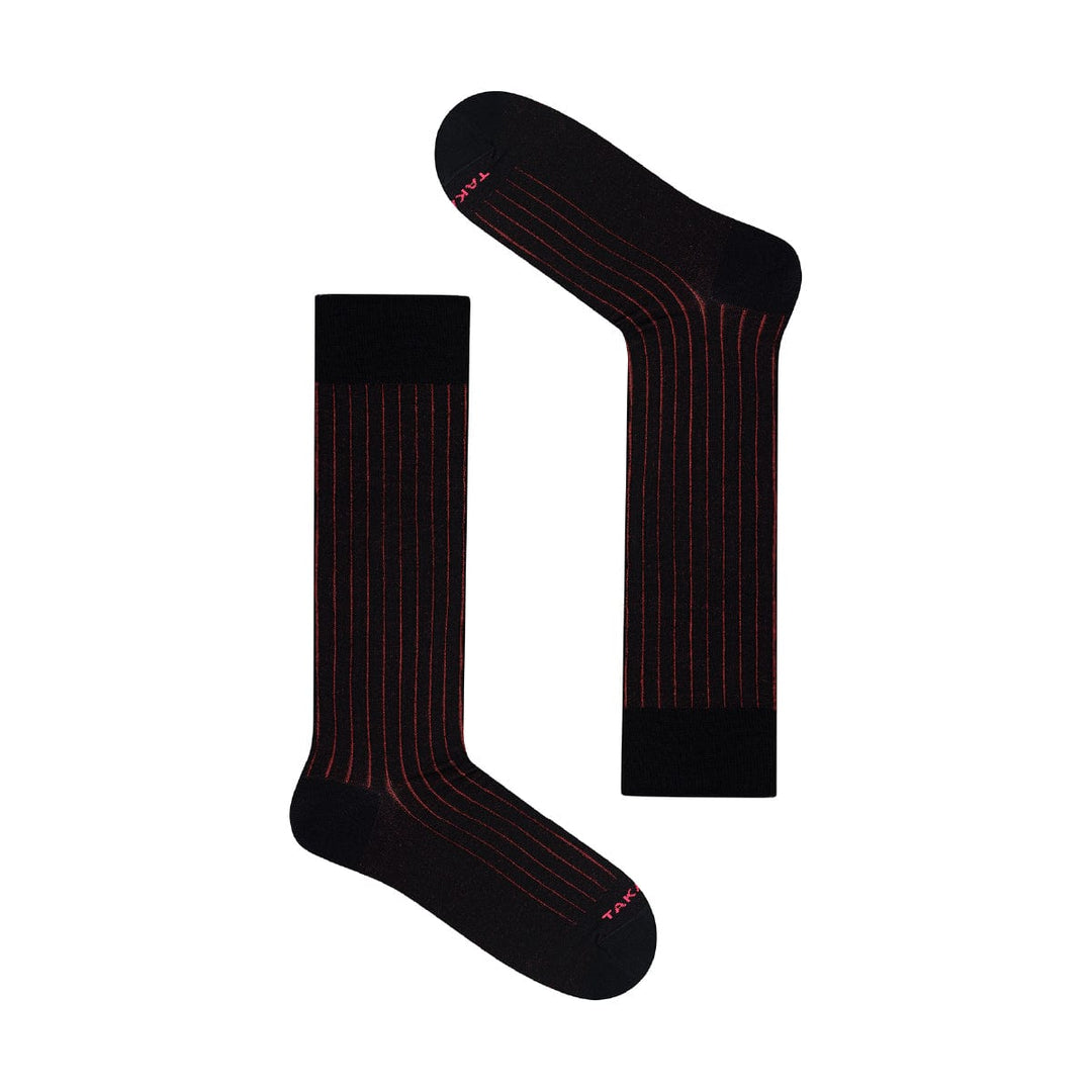 Chaussettes noires fil d'Ecosse