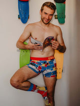 Le Bar a Chaussettes - Boxer Homme Bandes Dessinées