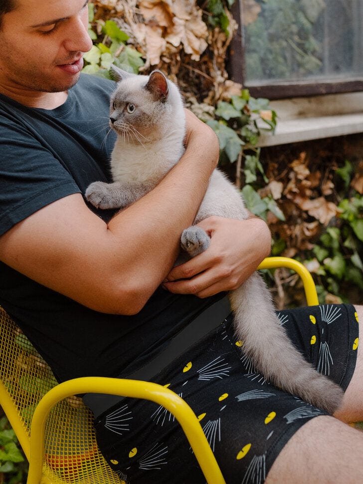 Le Bar a Chaussettes - Boxer Homme Yeux de Chat