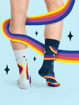 Le Bar a Chaussettes - Chaussettes Arc-en-ciel Magique