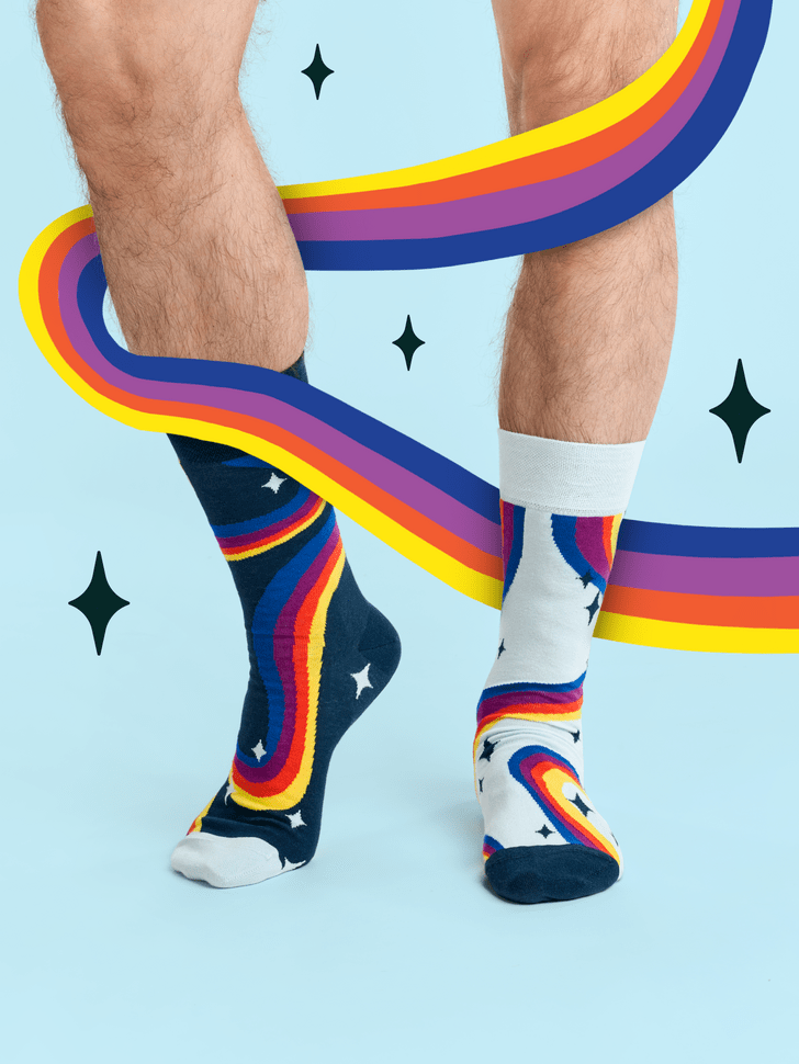 Le Bar a Chaussettes - Chaussettes Arc-en-ciel Magique