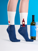 Le Bar a Chaussettes - Chaussettes Bouteille et Verre de Vin