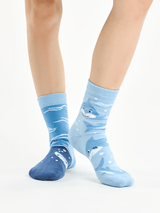 Le Bar a Chaussettes - Chaussettes Enfants Requin Gris