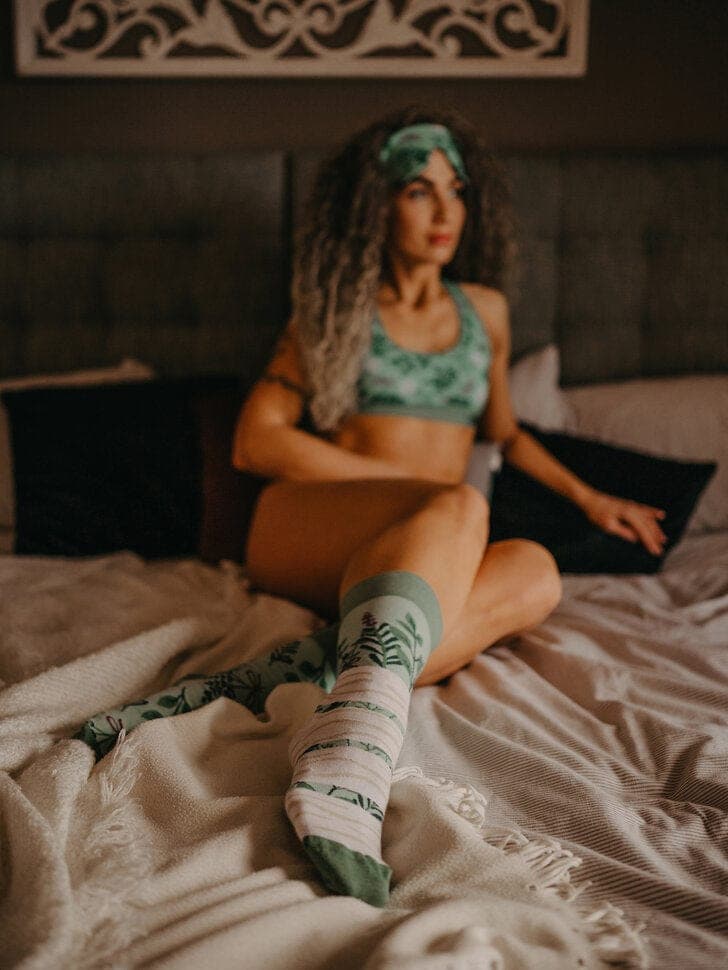 Le Bar a Chaussettes - Chaussettes Herbes