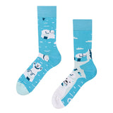 Chaussettes Ours Polaire en Pêche