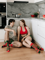 Le Bar a Chaussettes - Chaussettes Piments Rouges et Verts