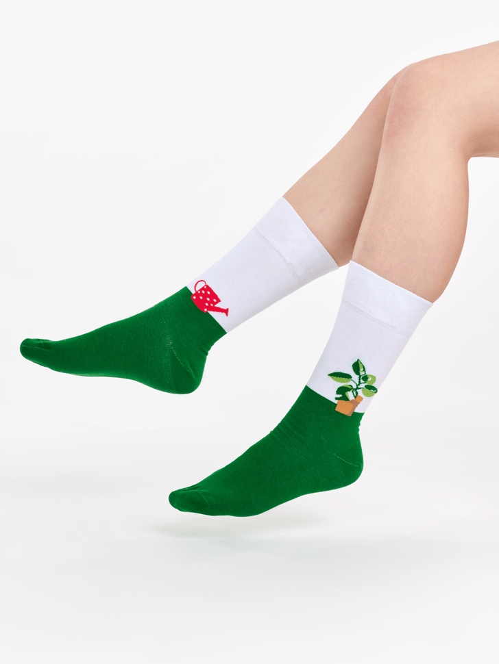 Le Bar a Chaussettes - Chaussettes Plante et arrosoir