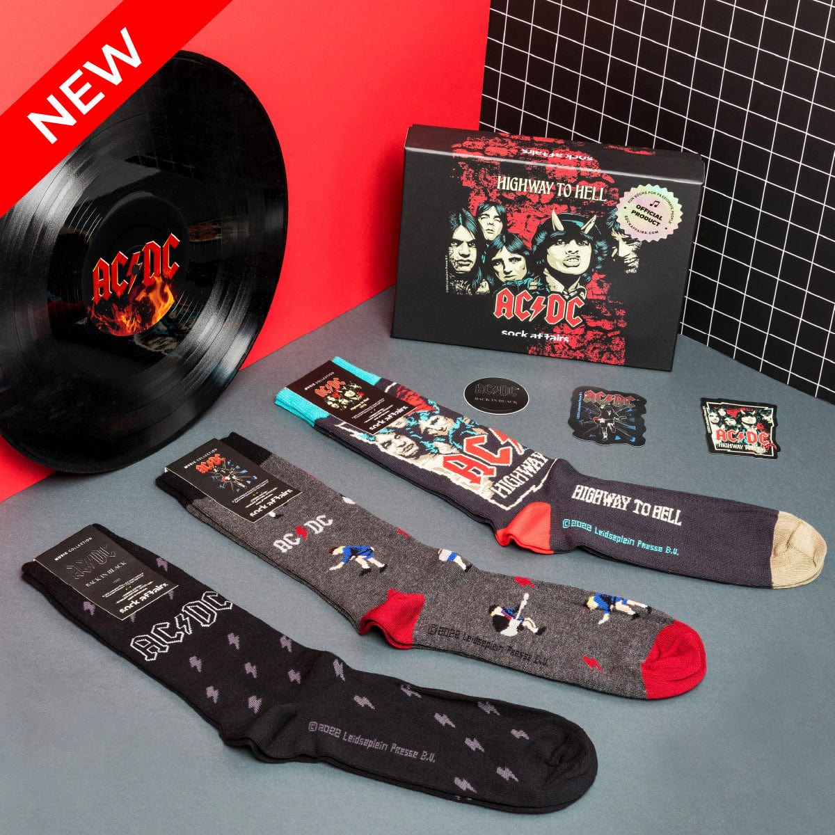 Le Bar a Chaussettes - Coffret Chaussettes Officiel AC/DC