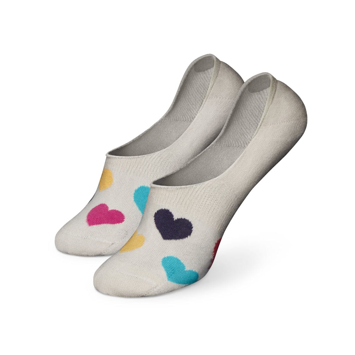 Le Bar a Chaussettes - Protège-pieds Cœurs colorés