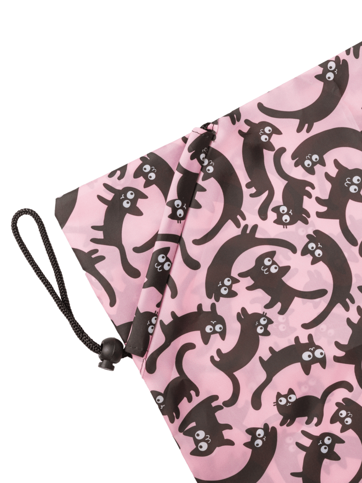 Le Bar a Chaussettes - Sac à Provisions Chats Roses