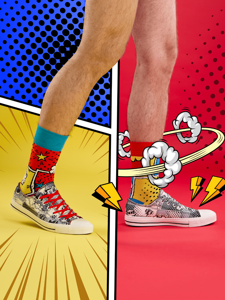 Sneakers top en toile