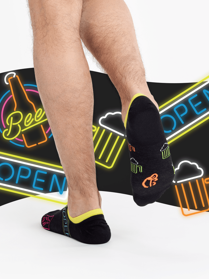 Le Bar a Chaussettes - Socquettes Invisibles Bières Néons
