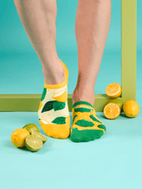 Le Bar a Chaussettes - Socquettes Invisibles Citrons Verts et Jaunes