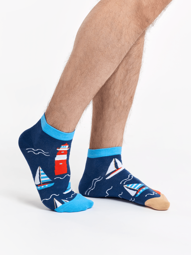 Le Bar a Chaussettes - Socquettes Phare et Bateaux à Voile