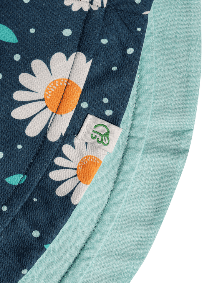 Le Bar a Chaussettes - Chapeau Femme Réversible Marguerites