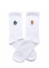 Chaussettes Brodées Moules-Frites LBC
