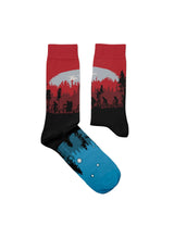 Chaussettes Stranger Things Upside Down - Vue à plat