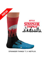 Chaussettes Stranger Things Upside Down - Vue de profil