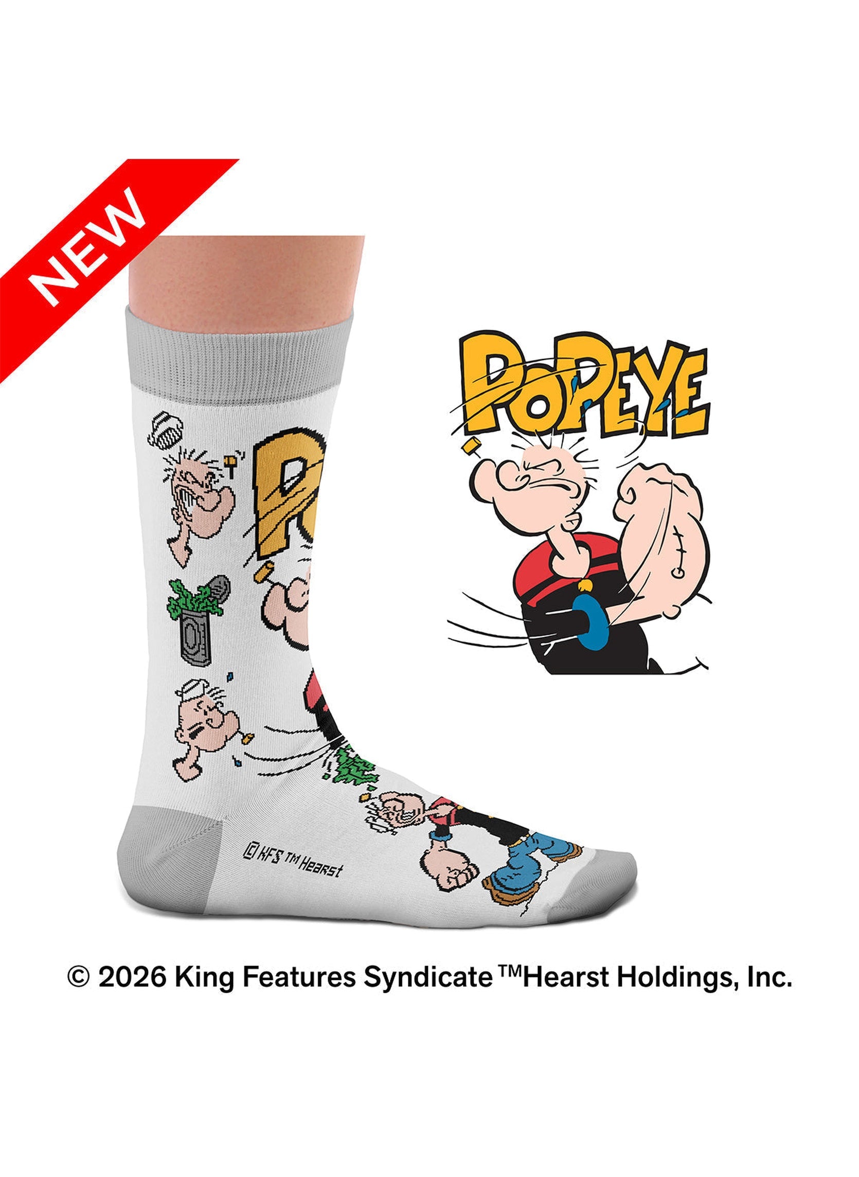 Chaussettes Popeye le Marin - Vue de profil