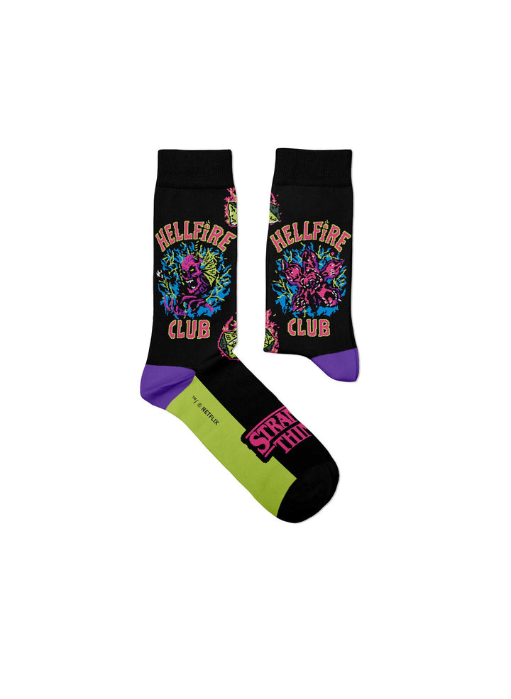 Chaussettes Stranger Things Demogorgon - Vue à plat