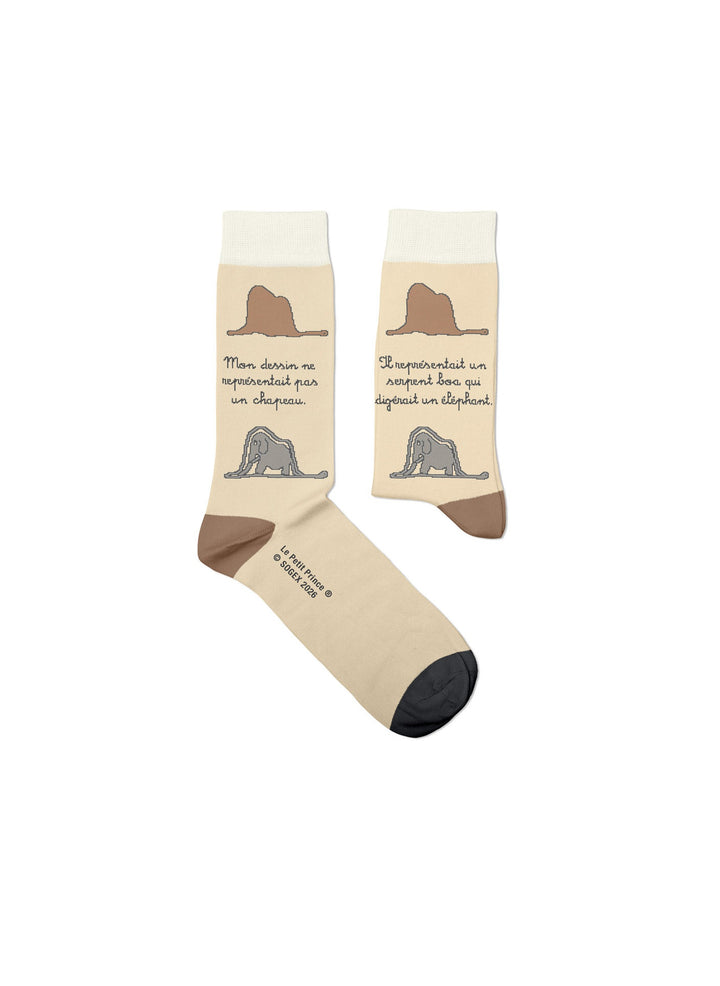 Chaussettes Le Petit Prince Éléphant - Vue à plat