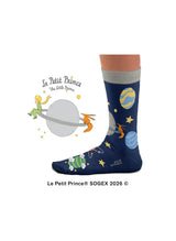 Chaussettes Le Petit Prince Nuit Planètes - Paire vue gauche