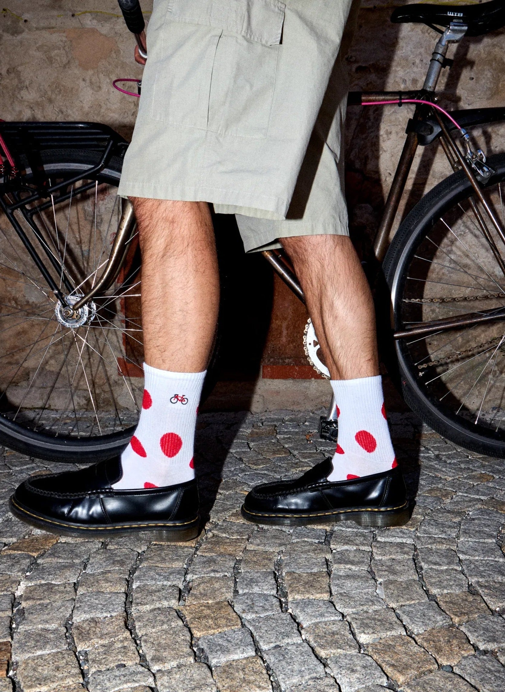 Chaussettes Maillot à Pois — porté