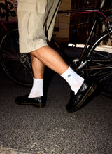 Chaussettes Petite Reine — porté