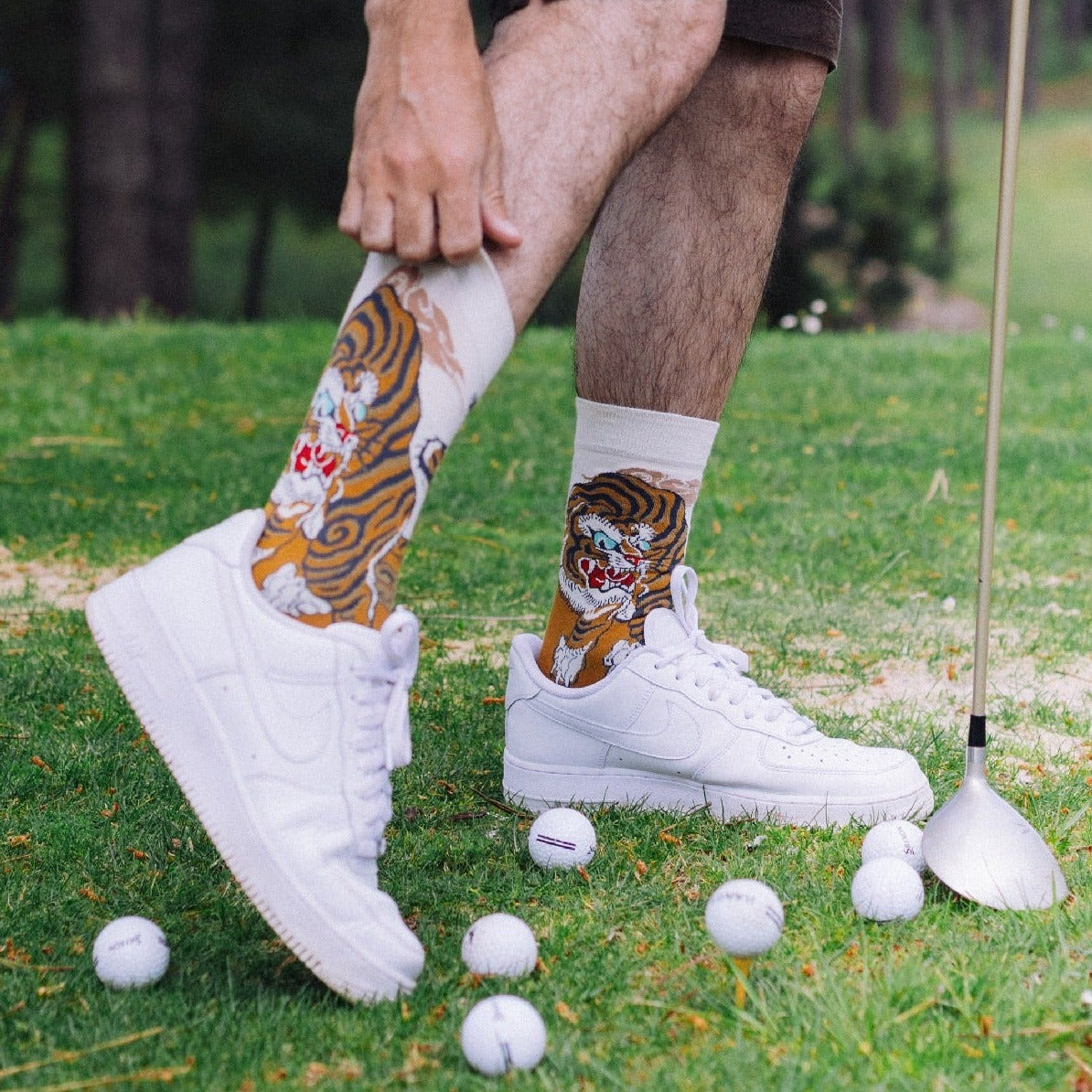 Chaussettes Tatouage Tigre Japonais - Sock Affairs