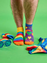 Socquettes Cœurs Arc-en-ciel - Dedoles