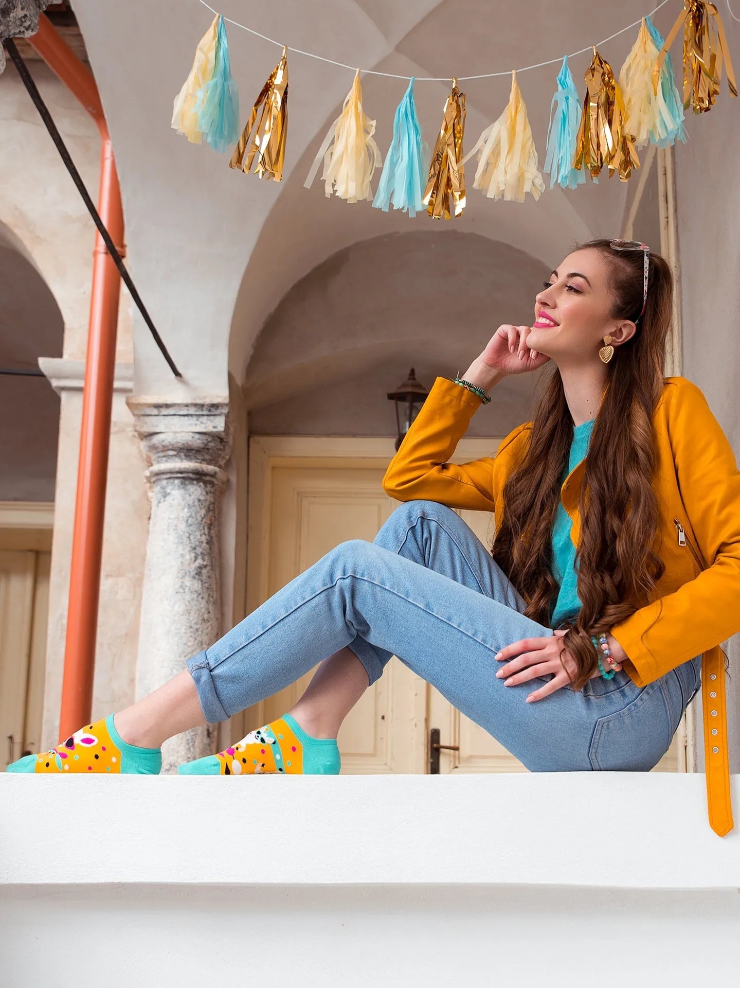 Socquettes Invisibles Lamas Sympas - Dedoles