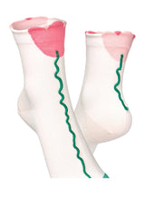 Chaussettes Courtes Cutecore Tulipes - Dedoles