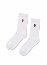 Chaussettes Brodées Moules-Frites LBC