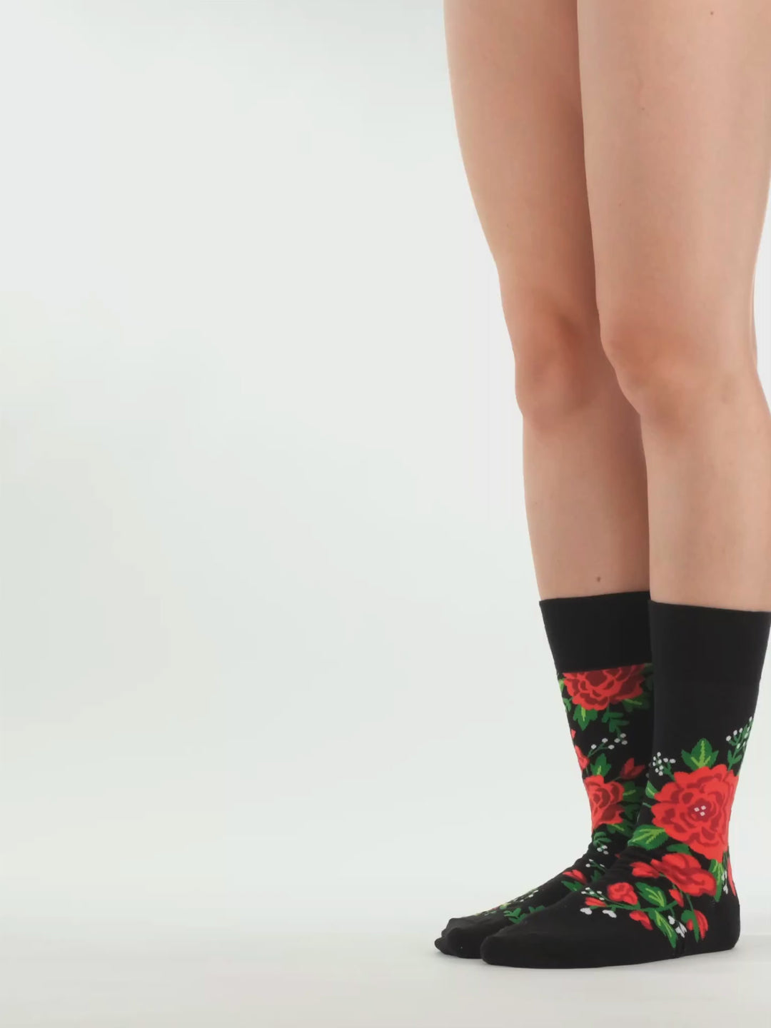 Chaussettes Roses Rouges