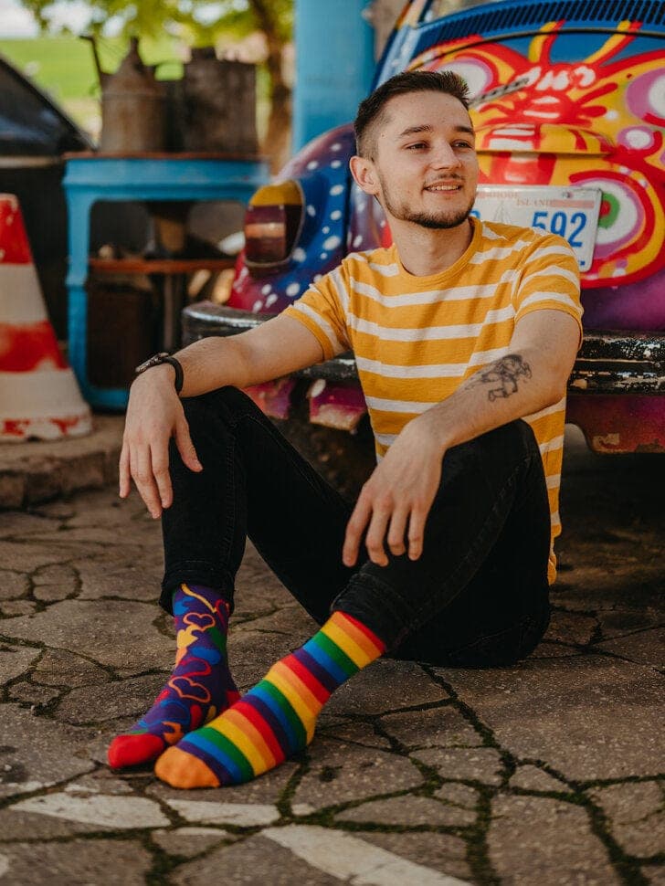 Le Bar a Chaussettes - Chaussettes Amours Colorées