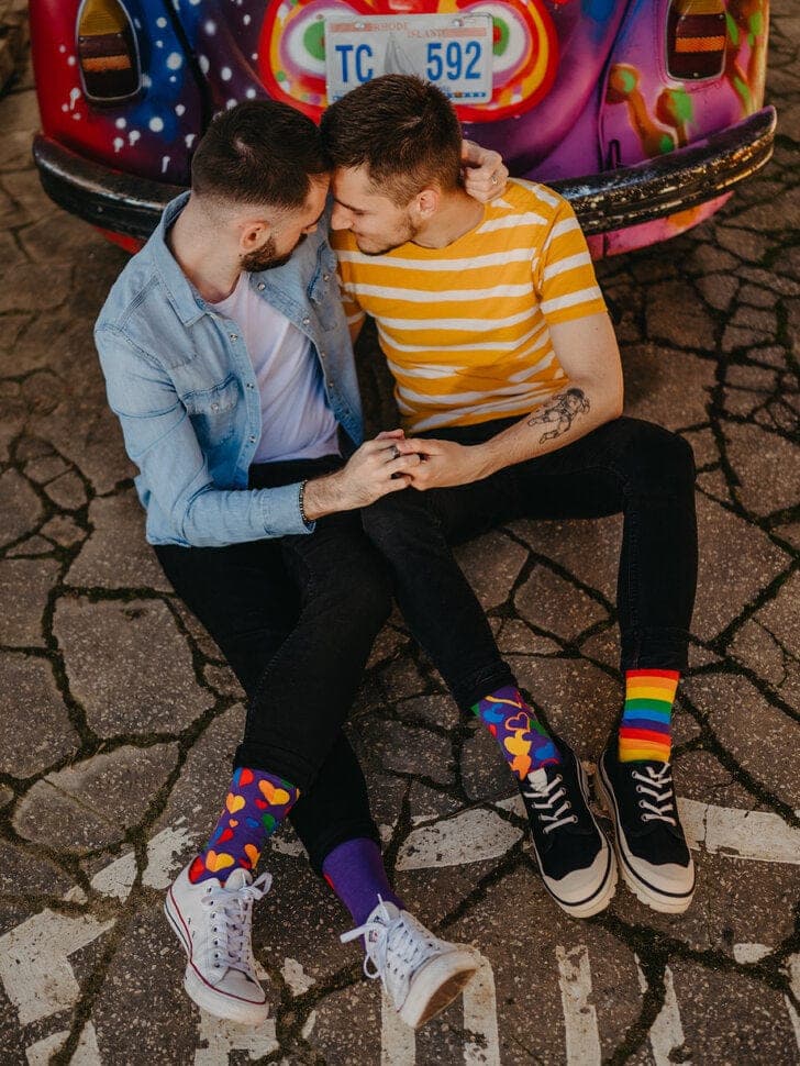 Le Bar a Chaussettes - Chaussettes Amours Colorées