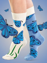 Le Bar a Chaussettes - Chaussettes Bambou Papillons de Minuit