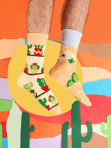 Le Bar a Chaussettes - Chaussettes Cactus In Love