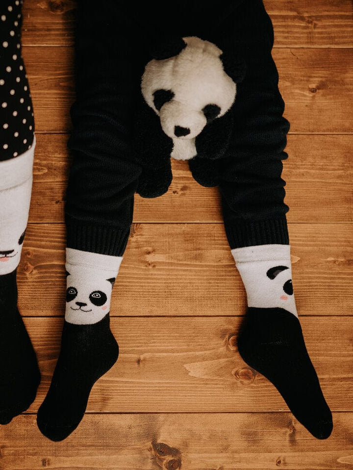 Le Bar a Chaussettes - Chaussettes Chaudes Enfants Panda Joyeux