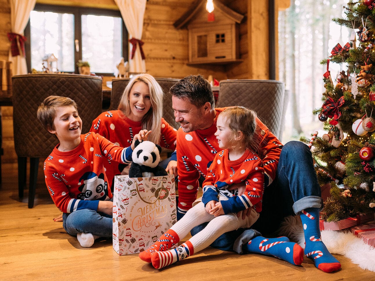 Le Bar a Chaussettes - Chaussettes Chaudes Enfants Panda Ludique