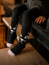 Le Bar a Chaussettes - Chaussettes Chaudes Enfants Regard de Chat