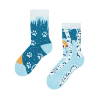 Le Bar a Chaussettes - Chaussettes Chaudes Enfants Renards en Hiver