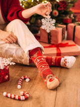 Le Bar a Chaussettes - Chaussettes Chaudes Les Rennes du Père-Noël