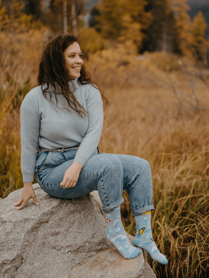 Le Bar a Chaussettes - Chaussettes Chaudes Oiseaux d'Hiver