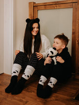 Le Bar a Chaussettes - Chaussettes Chaudes Panda joyeux