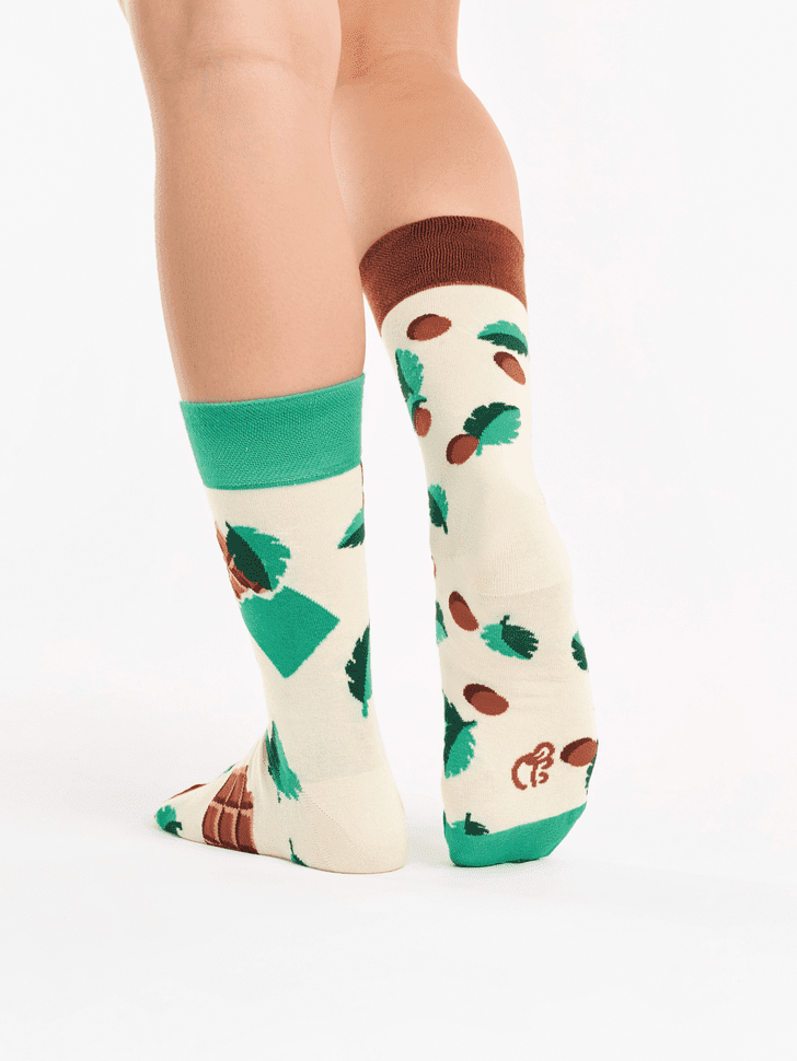 Le Bar a Chaussettes - Chaussettes Chocolat et Menthe