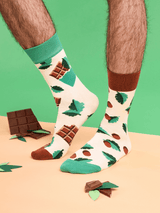 Le Bar a Chaussettes - Chaussettes Chocolat et Menthe