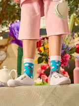 Le Bar a Chaussettes - Chaussettes Enfants Lapins et Fleurs