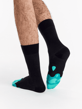 Le Bar a Chaussettes - Chaussettes Gouttes Turquoises