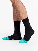 Le Bar a Chaussettes - Chaussettes Gouttes Turquoises